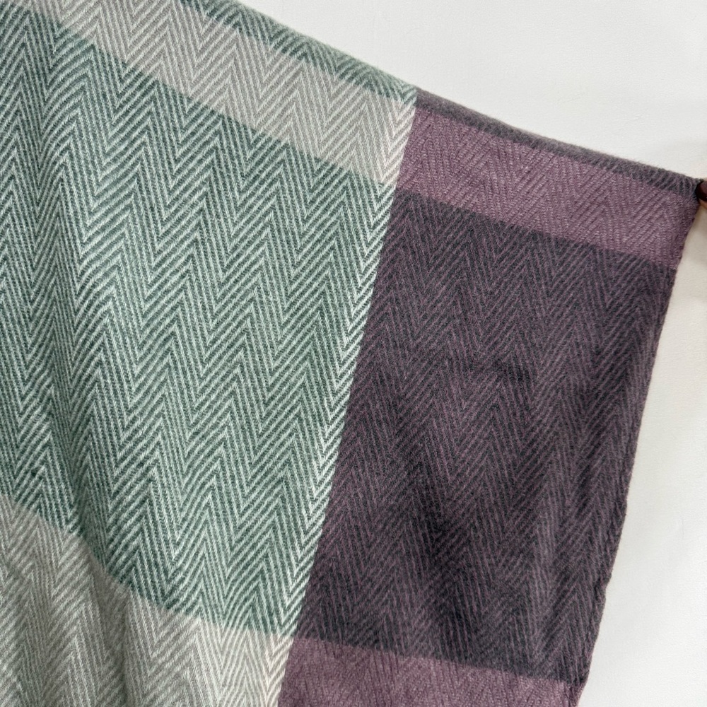 Woolrich Women's One Size Reagan Color Blanket Wrap Shawl Fringe Hem - Picture 4 of 7